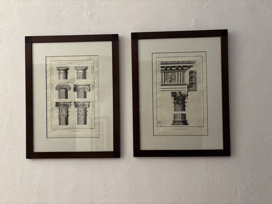 Quadros e molduras antigas