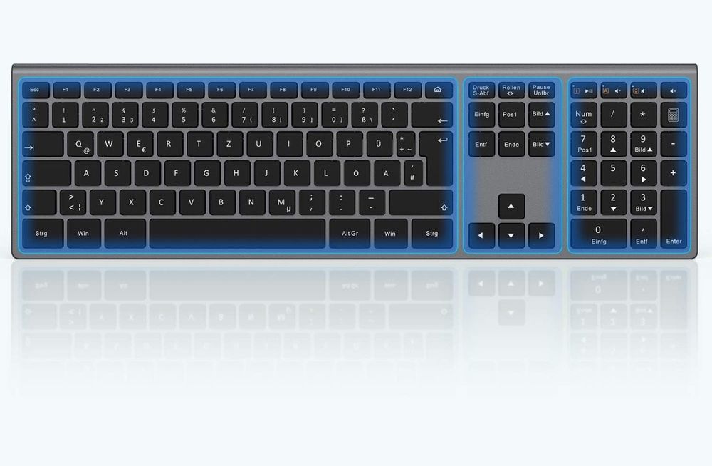 Seenda Bezprzewodowa klawiatura, cicha