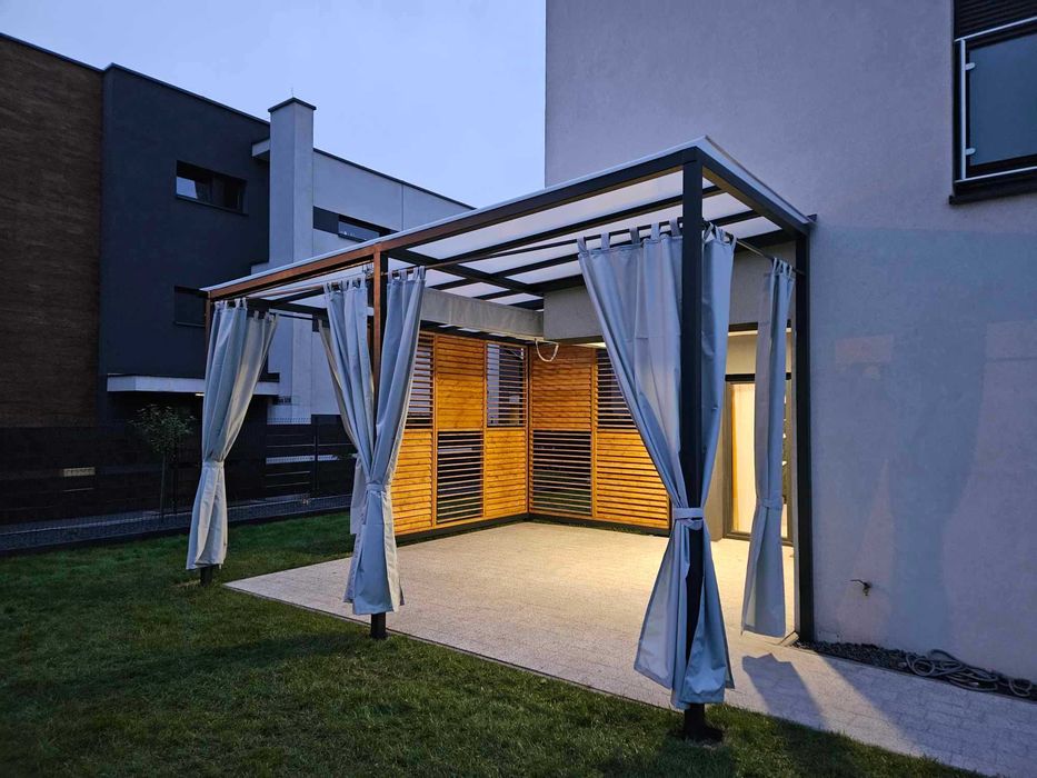 Żaluzje tarasowe  do : pergola altana taras balkon ogród.