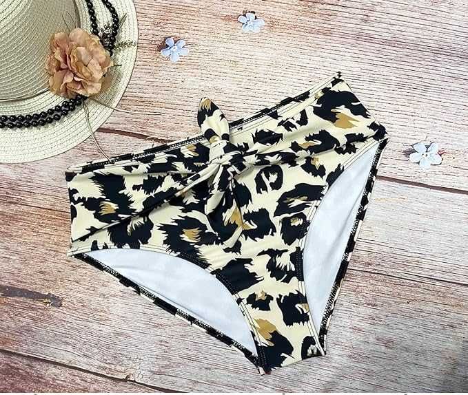 Nowe Damskie kąpielówki / wysoka talia /kąpielówki /XL/ 486