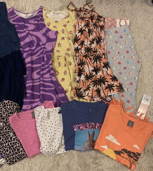 Ubrania dla dziewczyny , pakiet ,zestaw ~130cm , stan nienaganny