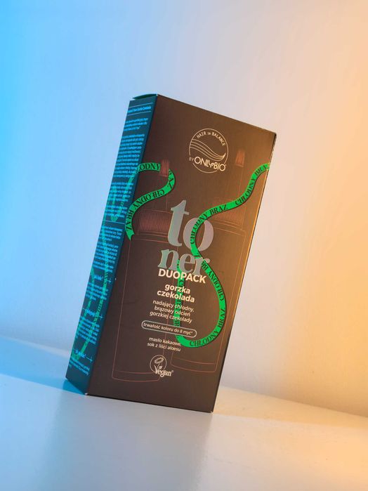 Toner do włosów Hair in Balance by OnlyBio Gorzka Czekolada