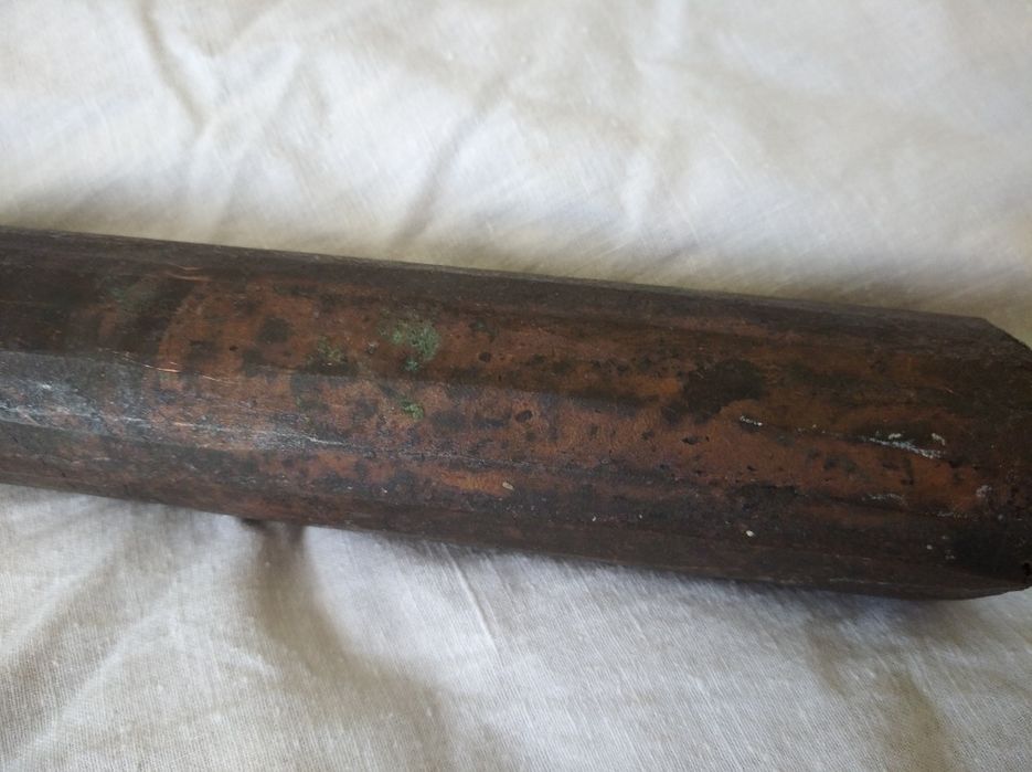 Прут мідний  кований вага 4,9 кг