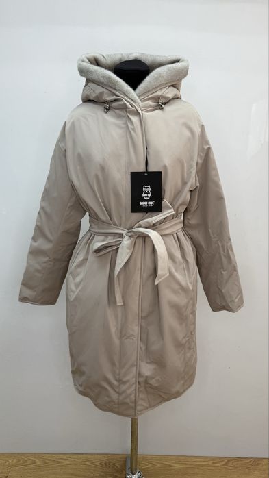 РОЗПРОДАЖ Жіночий пуховик(пух перо) двухсторонній Snow Owl р L