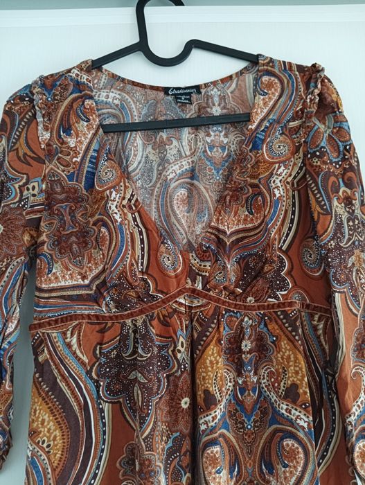 Długa sukienka w stylu boho