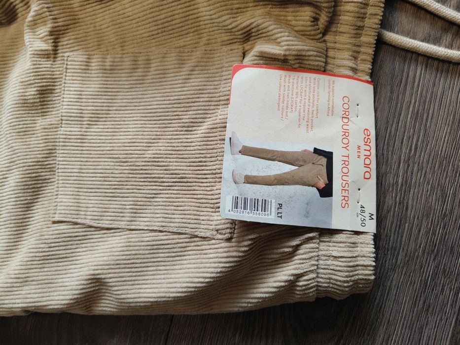 Spodnie sztruksowe m