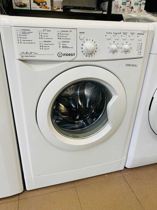 OUTLET AGD Pralka Indesit | Slim - 42 cm głębokości | 5 kg pojemności