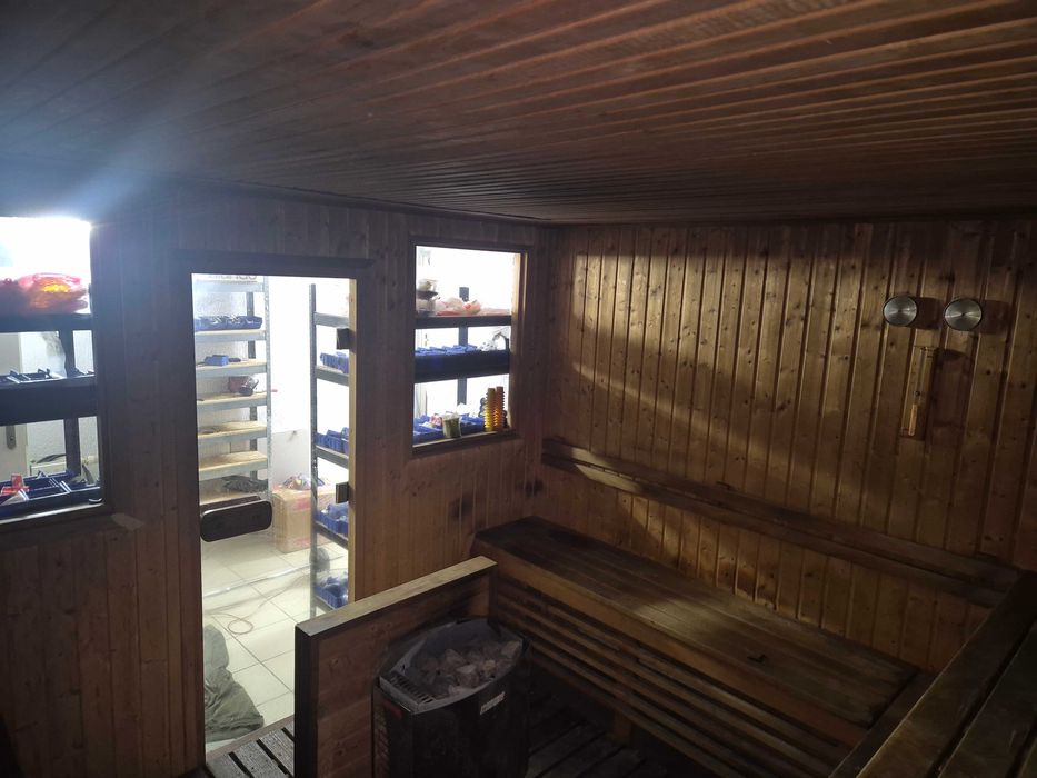 dom i ogród sauna