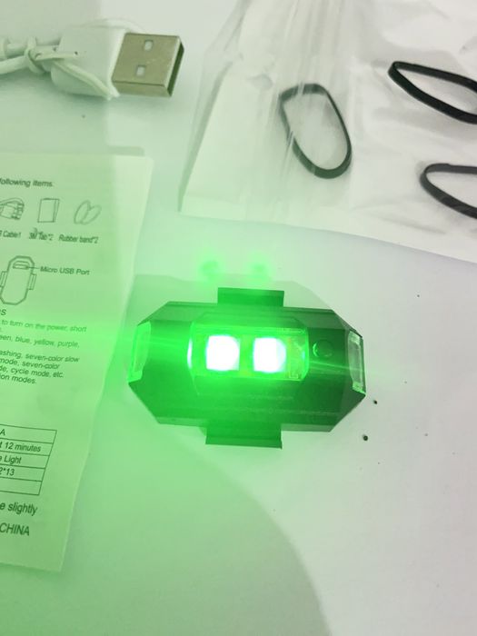 LED para DRONES e para bicicletas