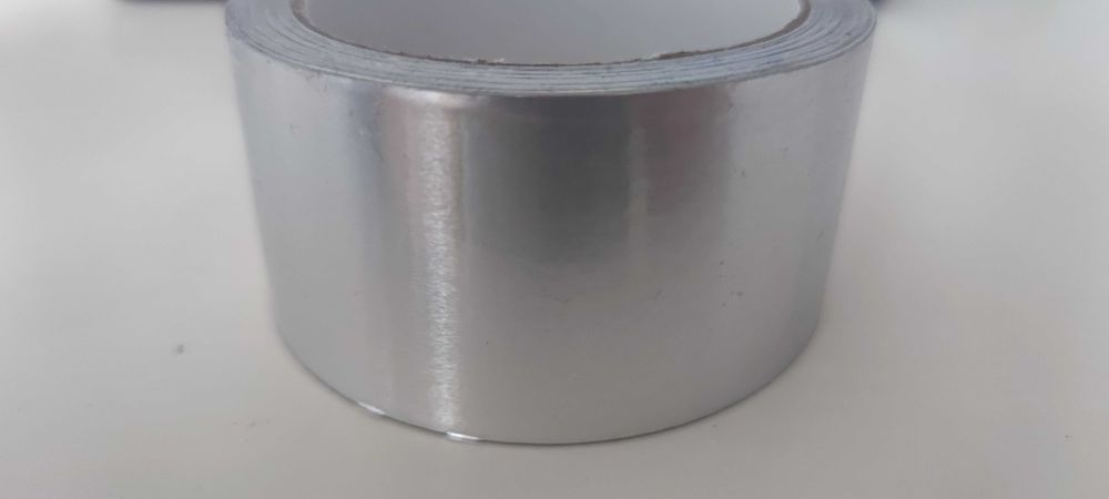 Taśma folia aluminiowa naklejana 5cm x 20m 1rol,uszczelnienie,izolacja