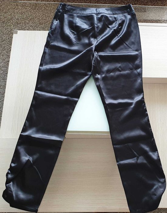 Spodnie legginsy czarne długie Chillytime a la latex 38