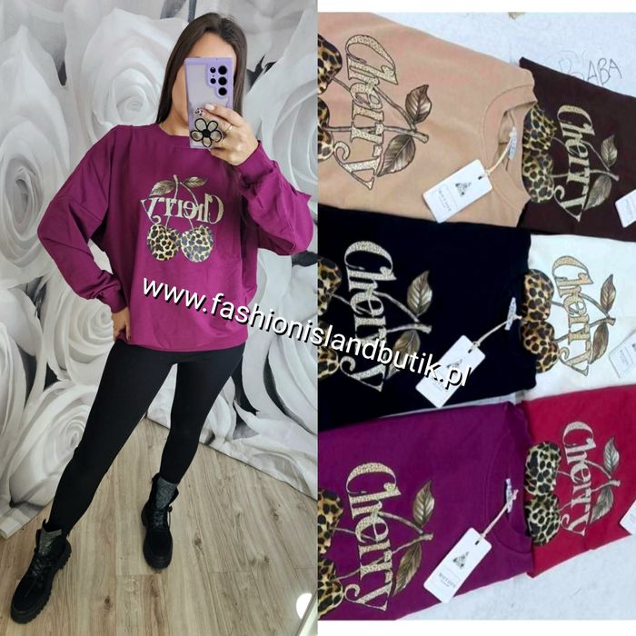 Bluza z wisienkami Cherry