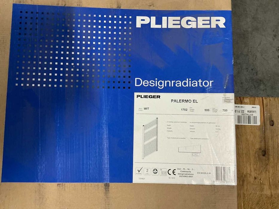 Radiador Elétrico Plieger Palermo EL 1702x500 mm – 700W | Novo