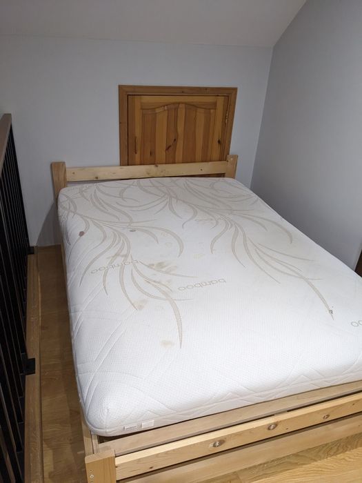 Łózko 140x200 + stelaż + materac