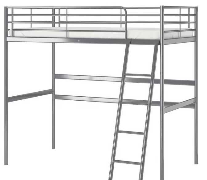 Łóżko piętrowe Svarta ikea