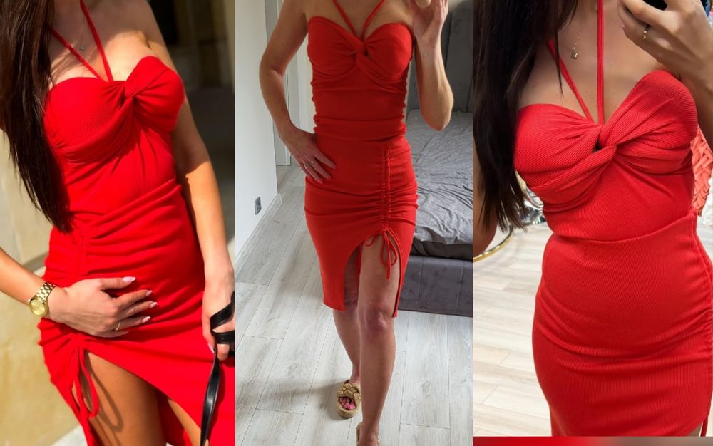 M.tissu komplet spodnica  top bluzka rozmiar uniwersalny