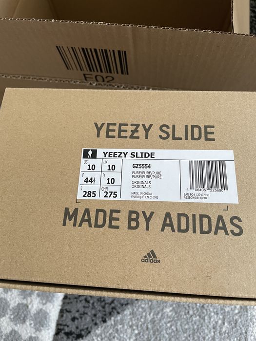 Adidas yeezy slide pure first relase