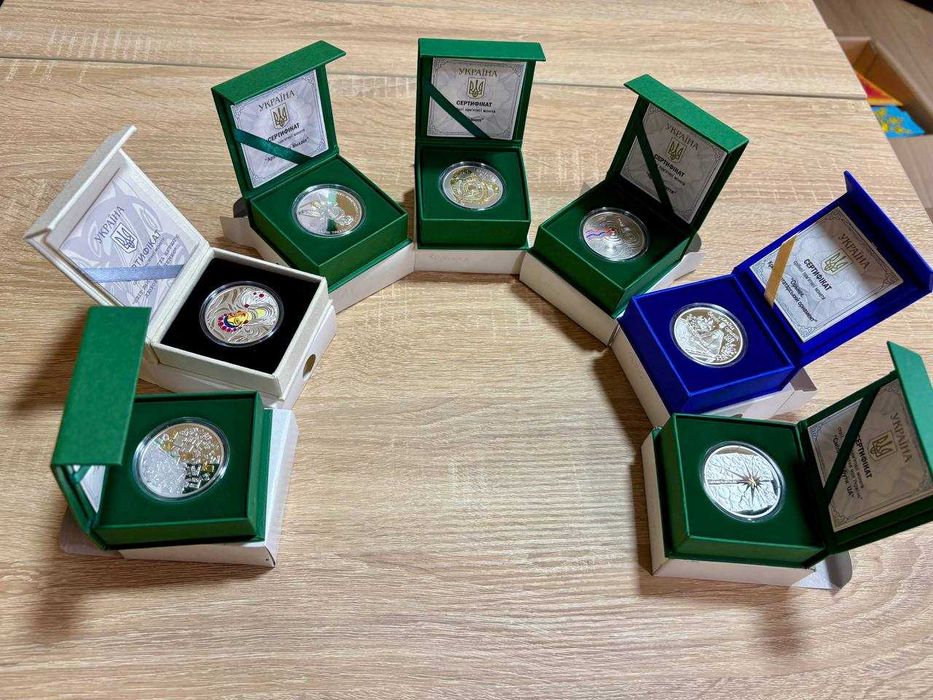 Срібні монети НБУ, колекційні монети