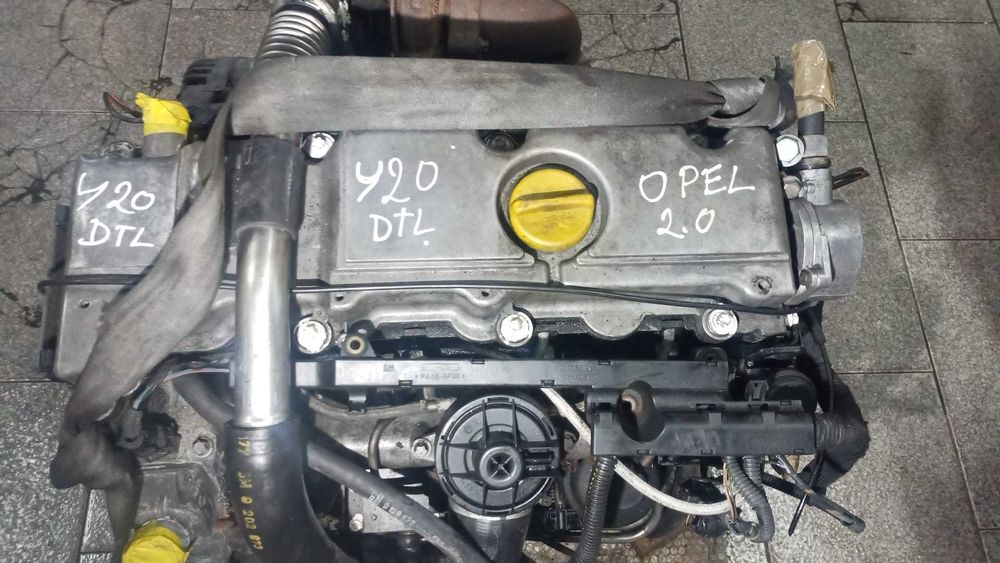 Motor completo c/ bomba injetora Opel Astra e Zafira 2.0DI Y20DTL