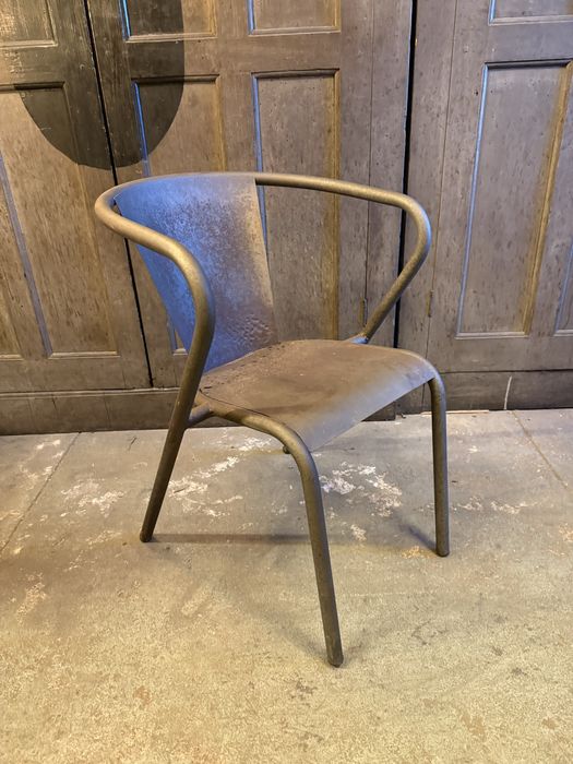 Cadeira de ferro esplanada vintage