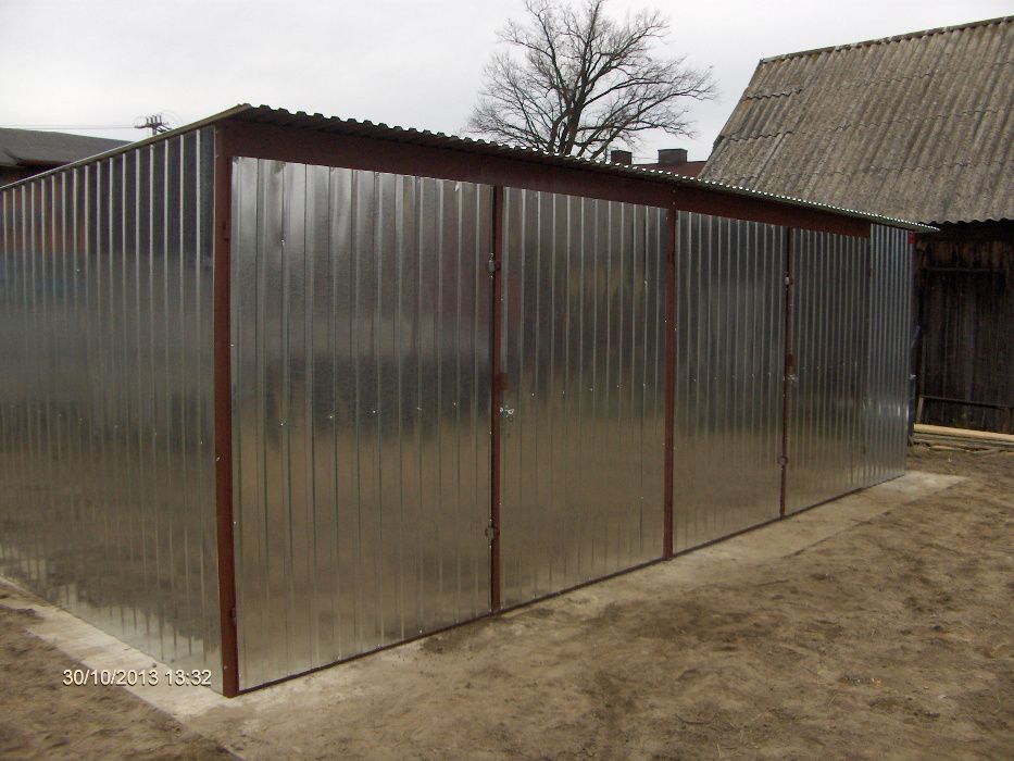 Garaz 3 m x 6 m blacha ocynkowana - Vista 6