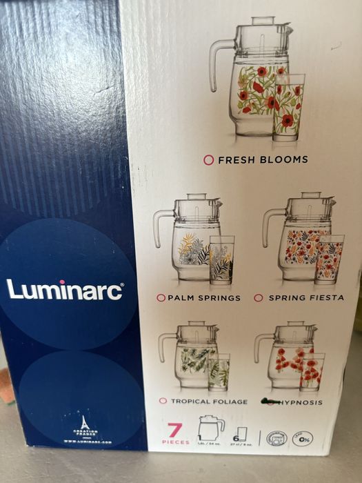 Продам набір для напоїв Luminarc