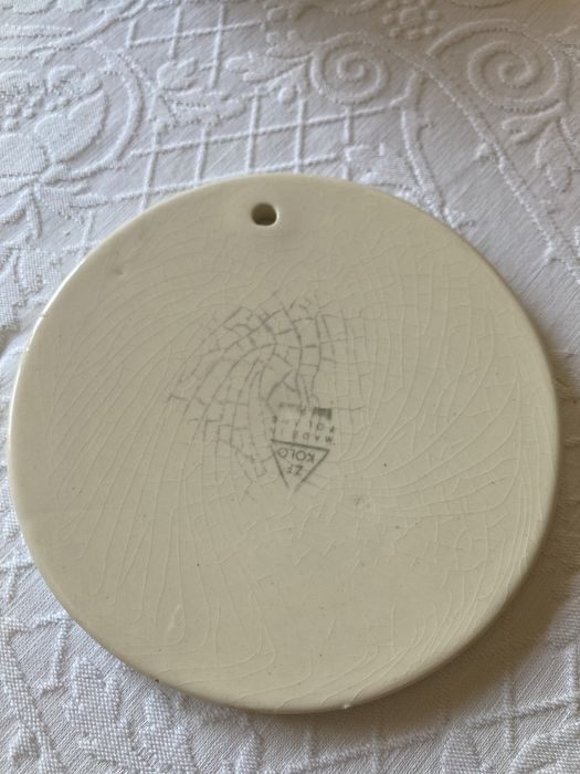 Deseczka porcelanowa Koło PRL