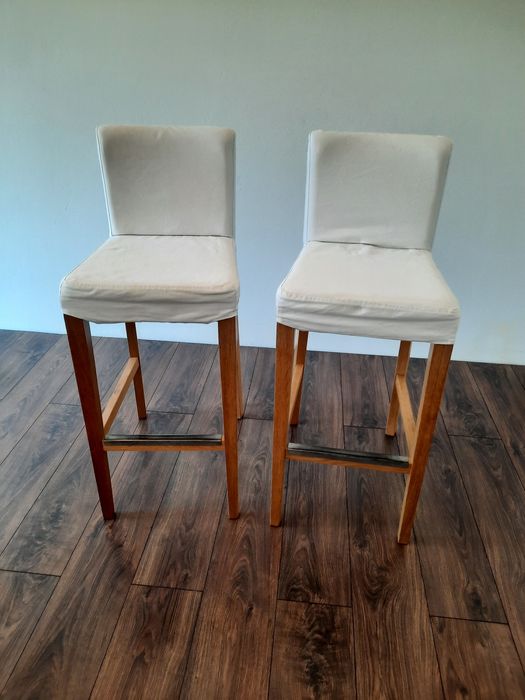 Ikea stołek barowy (2szt) hoker Bergmund / Henriksdal
