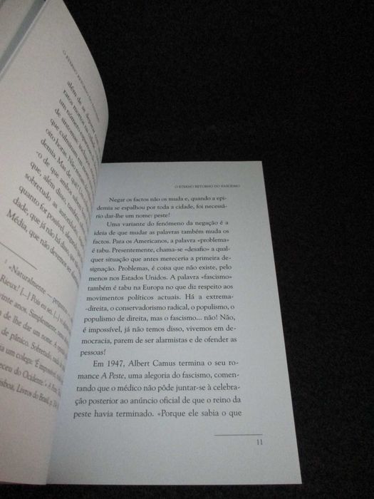 Livro O Eterno Retorno do Fascismo Rob Riemen