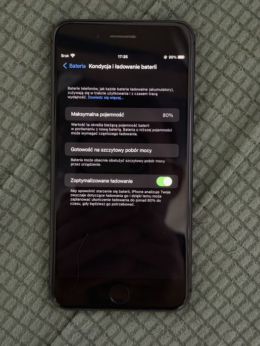 Iphone 8 Plus 64GB Czarny 80%