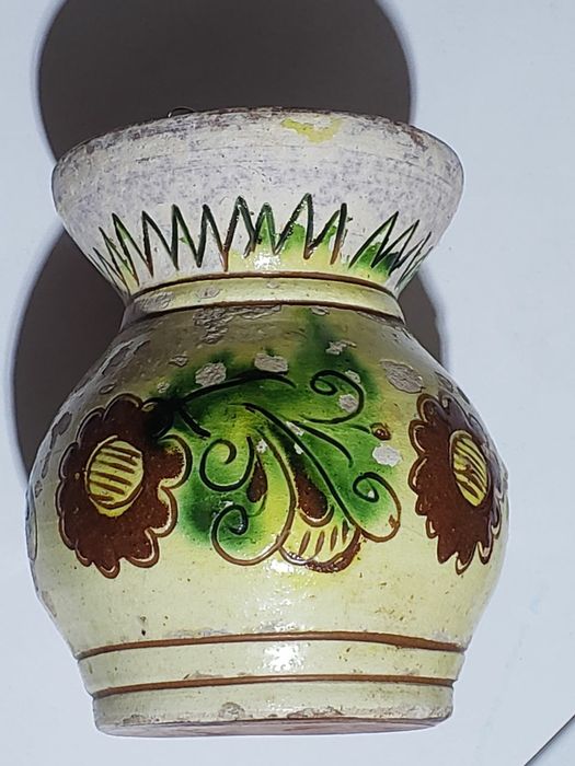 Чайний сервіз,майоліка,українська тематика.