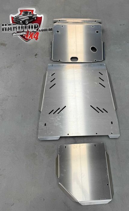 KOMPLET Osłon Aluminium 6mm MITSUBISHI PAJERO4 Silnik Skrzyni REDU/ZBI