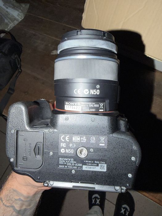 Sony Alpha A390 DSLR + Objetiva 18-55mm – Kit Completo