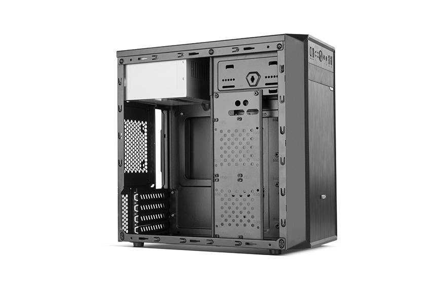PC DESKTOP NOVO - Cx m-ATX Nox Lite 030 Preta 500W, MSI A320M-A Pro, 8GB RAM, SSD 120 GB