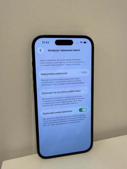 iPhone 14 Pro 128GB 100% Kondycja