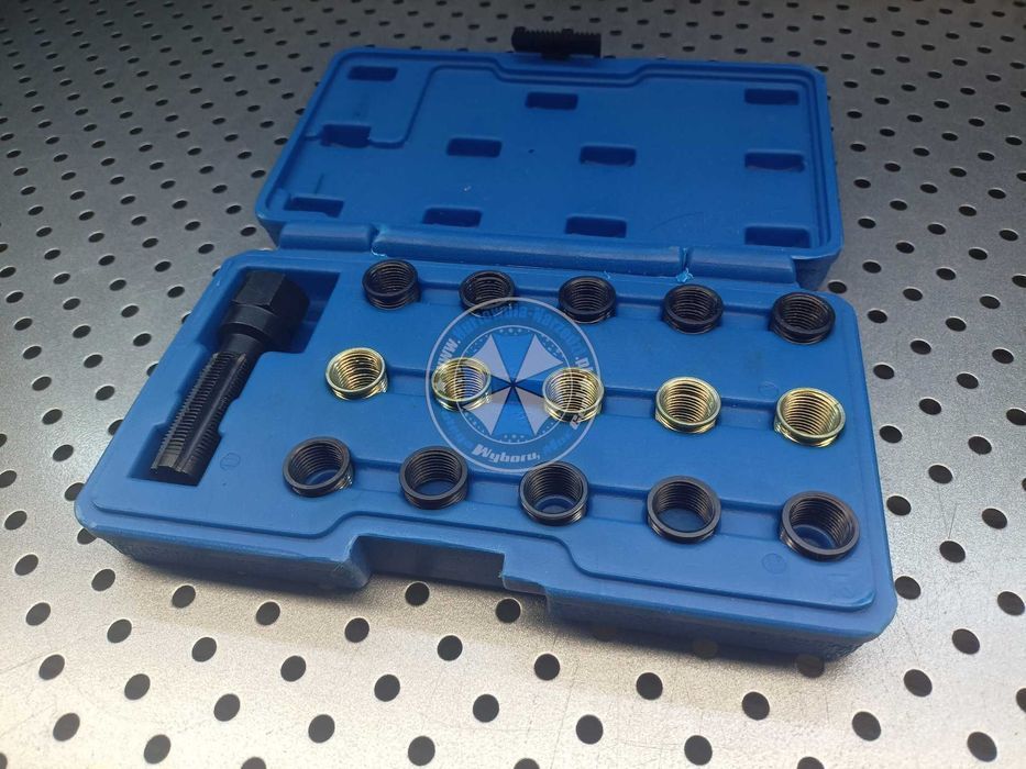 Zestaw do naprawy gwintów i świec zapłonowych 16el. M14 x 1.25mm