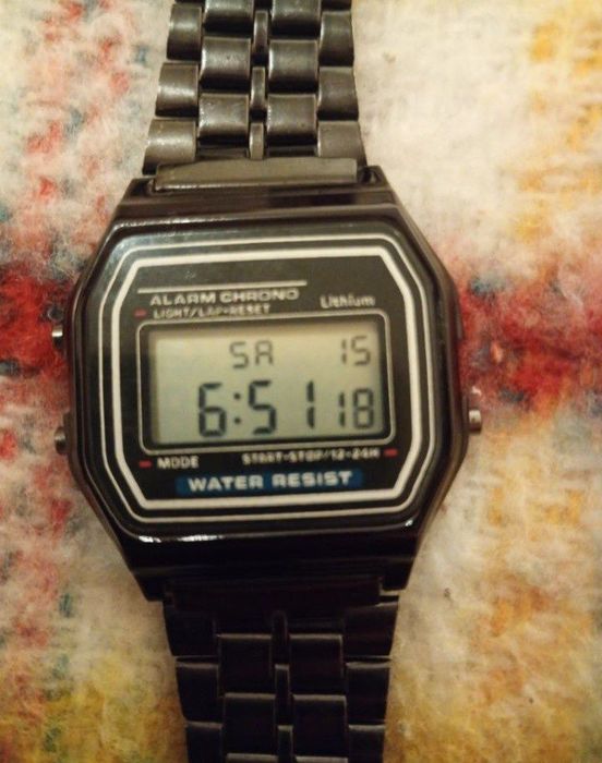 "Zegarek retro Casio style LED vintage unisex sprawnylenie