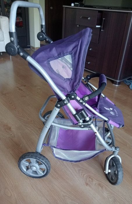 Wózek dla lalek, spacerówka Bayer Chick Emotion Plum, zabawka