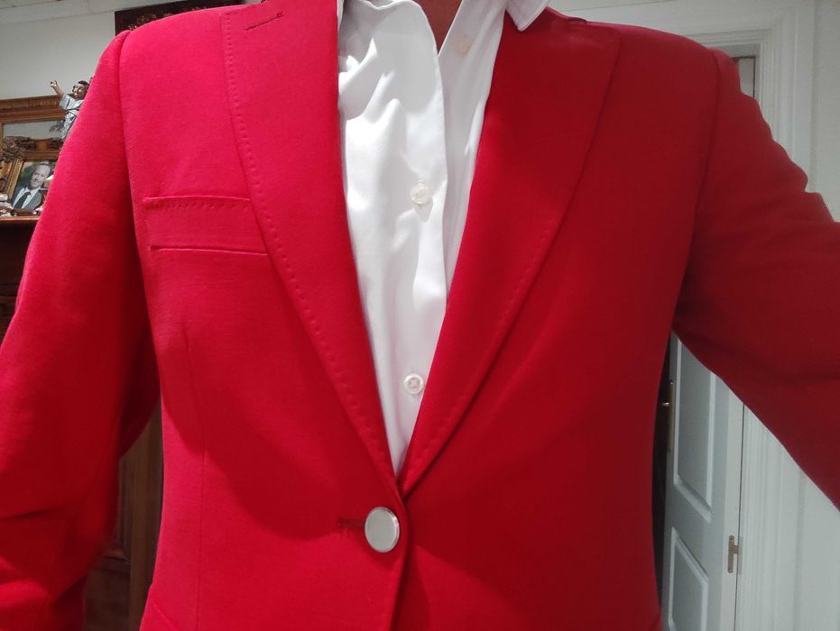 Blazer vermelho Oficina Mustra -NOVO
