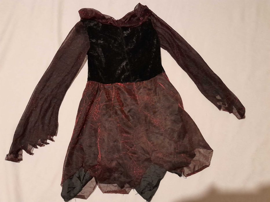 strój/ sukienka  Halloween/ bal przebierańców/ karnawał 116-134cm