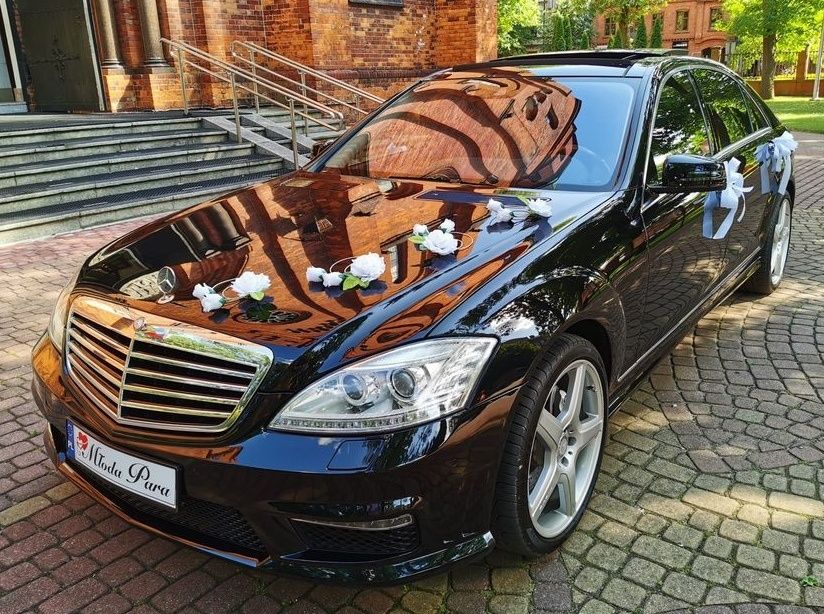 Mercedes Klasa S do ślubu AMG Long samochód do ślubu auto do ślubu