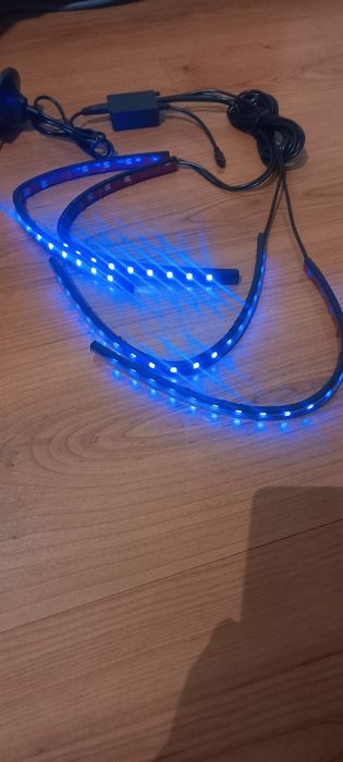Luzes led para carro com comando