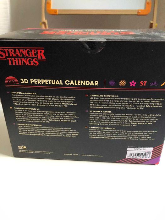 Stranger Things Perpetual Calendar