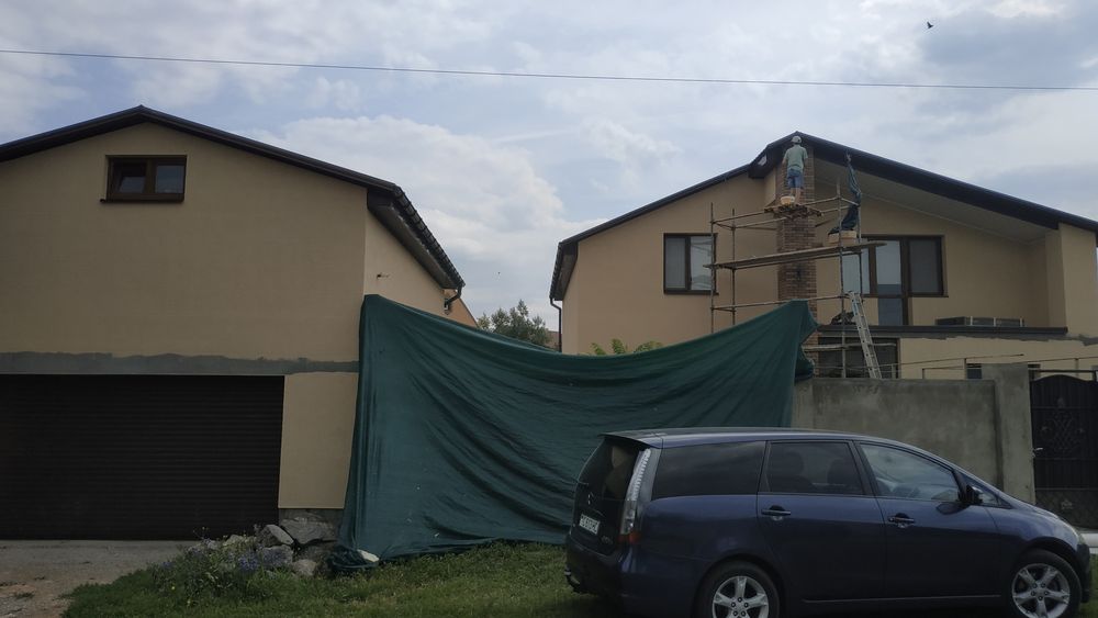 Высотные работы, устранение затекания балконов лоджий и козырьков