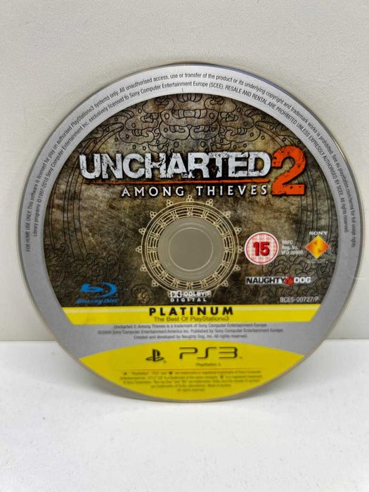 PS3 - Uncharted 2 Among Thieves (só CD)