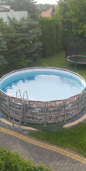 Basen ogrodowy stelażowy 488x122 BESTWAY (zestaw) - sprzedam Kielce