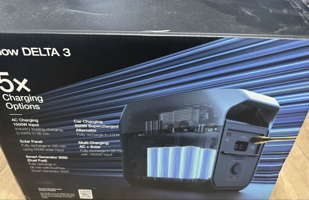 Ecoflow delta 3 1800Вт, 1024 Вт*год