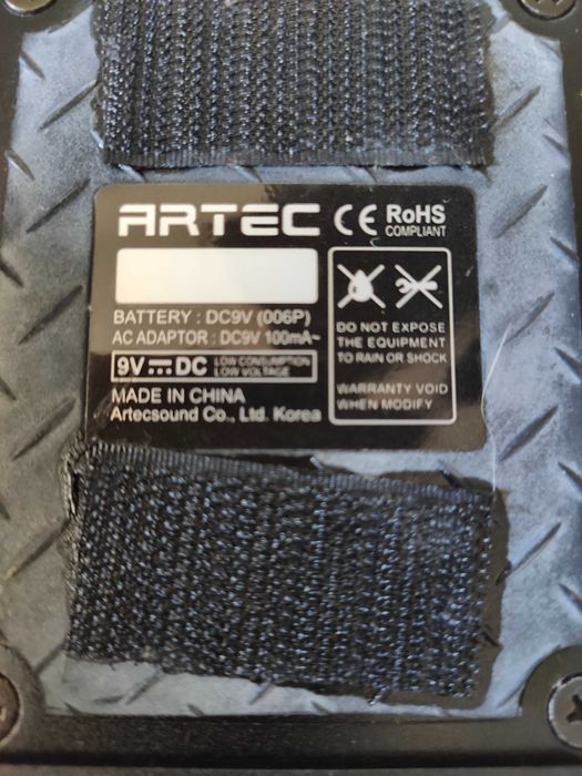 Pedal Korg DT-10 Digital Tuner / Artec SE-OE3 Acoustic EQ para Guitarra Acústica