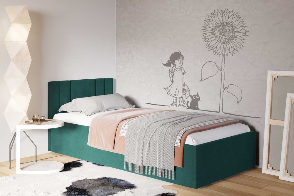 Tapczan Łóżko młodzieżowe pojemnik+ stelaż szybka wysyłka wniesienie