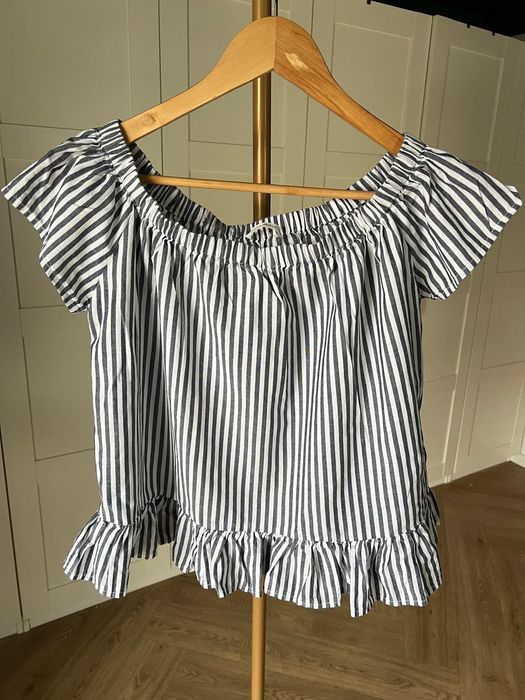 Letnia bluzka w paski z wiskozy rozmiar M / 38 marki Diverse